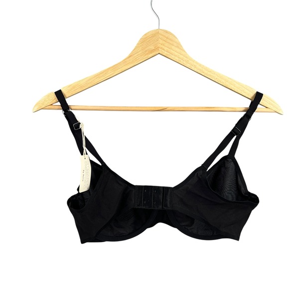 Aerie Balconette Bra Black Mesh Underwire Adjustable Straps 34D New - Picture 2 of 5